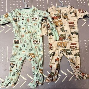 Cozy Camper Kids Footies Set